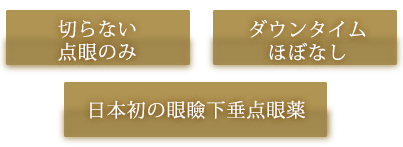 切らない点眼のみ ダウンタイムほぼなし 日本初の眼瞼下垂点眼薬