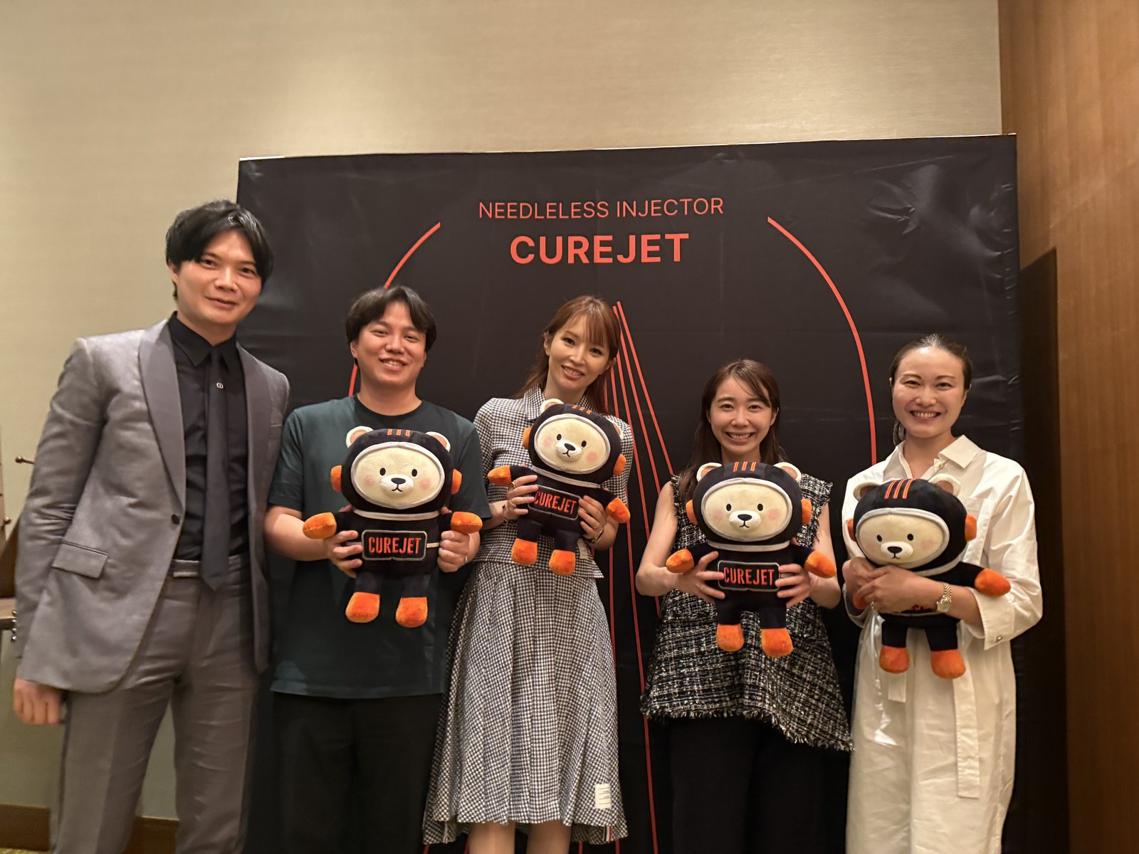 キュアジェット関係者との記念撮影